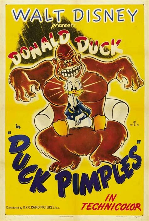 Duck Pimples 1945 Disney Cartoon Short Starring Donald Duck Walt