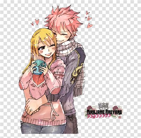 Nalu Cuddling Comics Book Manga Person Transparent Png Pngset Com