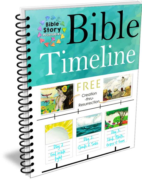 Free Bible Timeline Cards Bible Story Printables Sunday School Kids