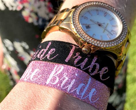 Bride Tribe Rose Gold Hen Party Wristbands By Wedfest