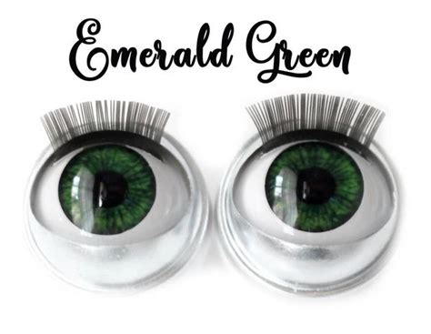 emerald green standard co op open close doll eyes light tan eyelids beautifully custom