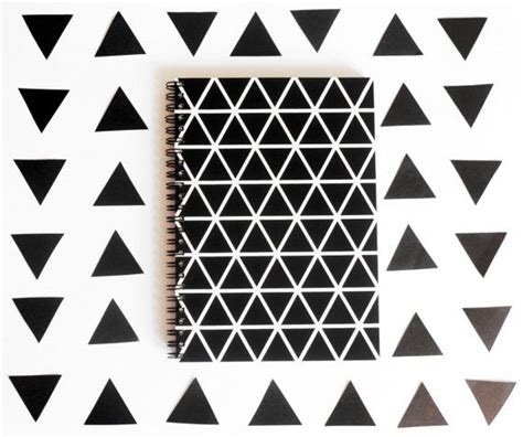 Screen Printed A5 Black Journal Recycled Paper Sketch Book Etsy