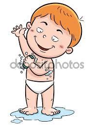 10+ Dibujos Para Colorear De Niños Bañandose
