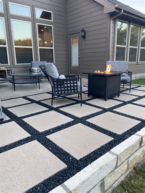 Using A Mix Of Different Patio Materials Such As Pavers And Wood Can