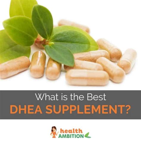 What Is The Best DHEA Supplement Health Ambition