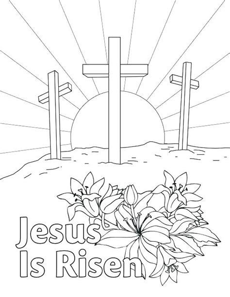 Resurrection Coloring Pages For Preschoolers at GetDrawings | Free download