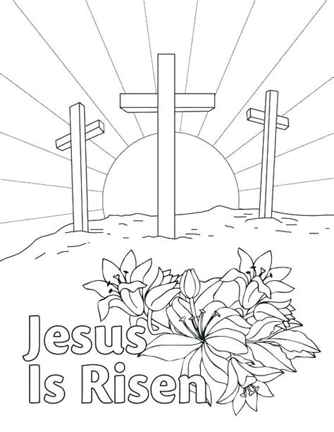 I have included 21 eggs in the free easter egg coloring pages, but i could only squeeze fifteen onto this image. Resurrection Coloring Pages For Preschoolers at ...