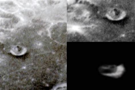 Alien Moon Bases Found In Shock Nasa Photos Claims Ufo Hunter Daily Star