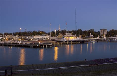 Early Morning At Port Washington Wisconsin Image Free Stock Photo