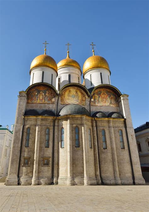 Cathedral Of Dormition 1479 In Moscow Kremlin Stock Image Image Of