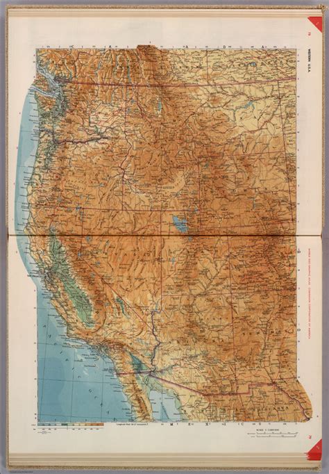 Western Usa David Rumsey Historical Map Collection