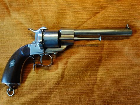 Lefaucheux 1854 Revolver Us Civil War Extremely Rare With Original