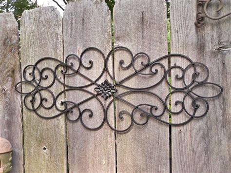 The 15 Best Collection Of Wrought Iron Garden Wall Art