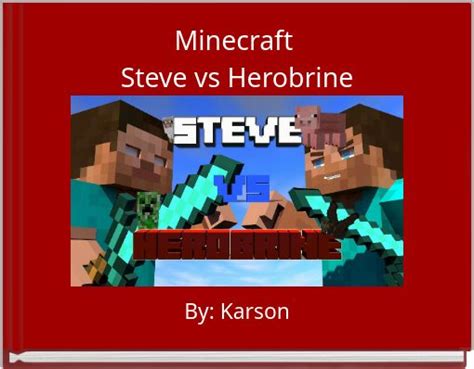 Minecraft Steve Vs Herobrine Free Books And Childrens Stories Online