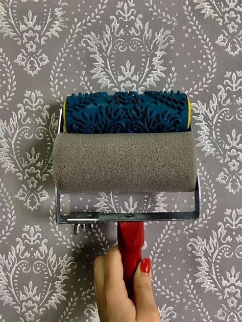 I have been posting on facebook over the past several months, showing the different roller patterns/textures i have found and have been using in my decorative painting. Pattern paint roller Wall decor Rubber roller 15cm HEART ...