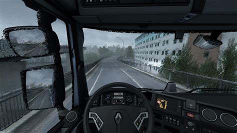Realistic Heavy Rain V10 Ets 2 Mods Ets2 Map Euro Truck Simulator