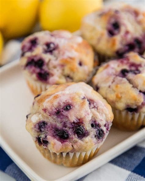 Lemon Blueberry Muffins Love From The Oven