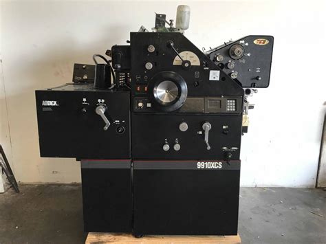 Lot 9 Ab Dick 9910 Xcs Two Color Press With Crestline Dampening