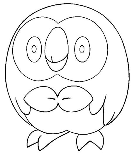 Use our special 'click to print' button to send only the image to your printer. Rowlet | Colorear pokemon, Dibujo de pikachu y Dibujos de ...