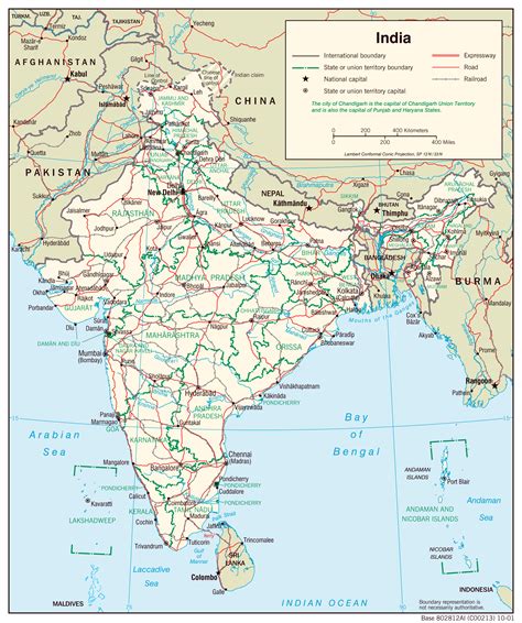 Detailed Political Map Of India Ezilon Maps Vrogue
