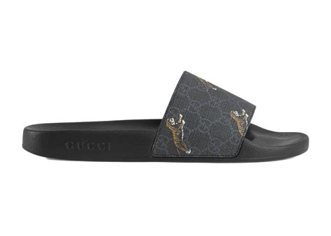 Save on black loafer slides. Pre-Owned Gucci Slide Gg Supreme Tigers In Black | ModeSens
