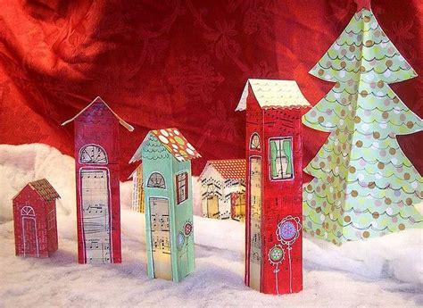 Paperhousevillage1 By Claudinehellmuth Via Flickr Diy Christmas