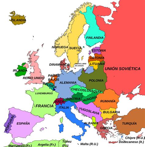 Devi sostenere un esame sulla geografia europea, ma non riesci a distinguere l'austria dall'ungheria su una cartina? Archivo:Cartina Europa 1924-es.svg - Wikipedia, la ...