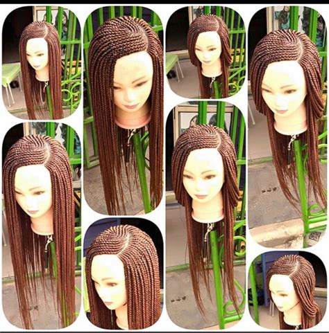 Braided Cornrow Wigthe Color In The Picture Is 30pls Chose Etsy