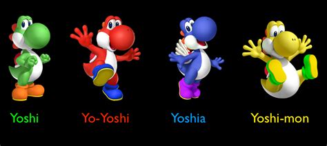 Super Mario World Yoshi Names By Theblacknova On Deviantart