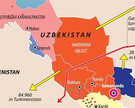 Carta L Uzbekistan Al Centro Dell Asia Centrale Limes