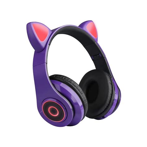 B39 Wireless Bluetooth Cat Ear Headphones Foldable Stereo Gaming