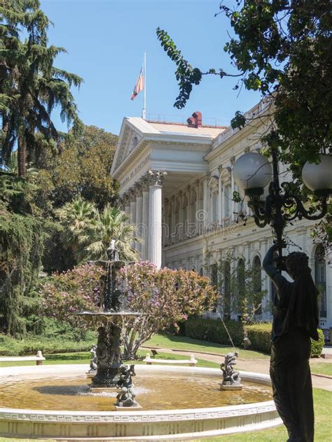 Seat Of Santiago Of The National Congress Of Chile In The