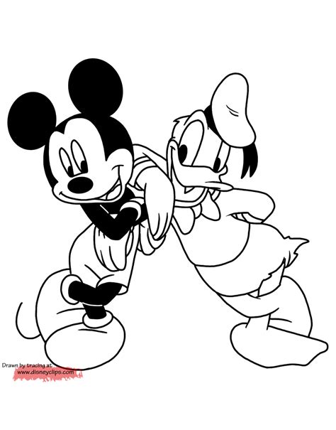 Mickey Mouse And Friends Coloring Pages Disney Coloring Book