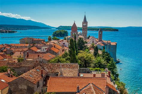 Rab Stadt Auf Der Insel Rab Kroatien Franks Travelbox