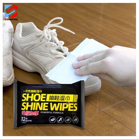 Susan1188 Shoe Shine Wipes Cleaning Solution Wet Tissue Quick Wipes