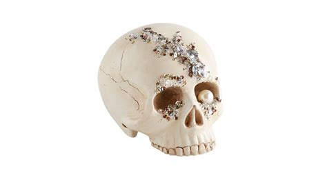 Bejeweled Skull Halloween Decor Bejeweled Halloween
