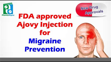 Fda Approved Ajovy Injection For Migraine Prevention Youtube