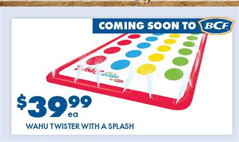 Wahu Twister With A Splash Offer At Bcf