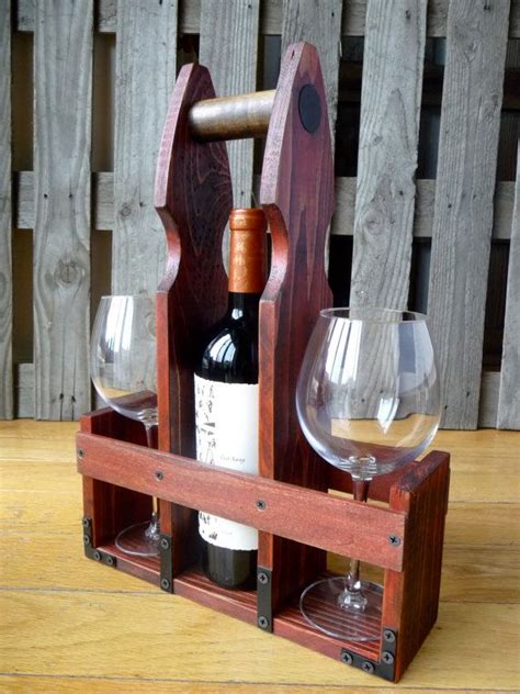 The beer caddy is to be approx. Rustic wine and beer bottle carrier tote by Bend Handiwerx ...