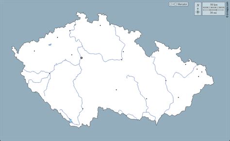 Landkarte tschechische republik (regionen) : Tschechien Kostenlose Karten, kostenlose stumme Karte ...