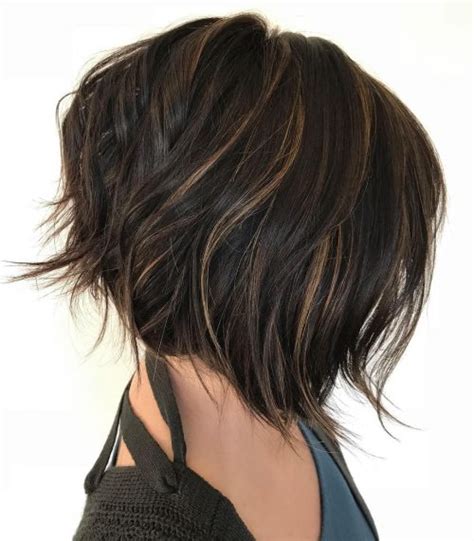 You can choose black hair with blonde highlights to the bangs or the hair ends. 18 Best Short Dark Hair Color Ideas of 2020