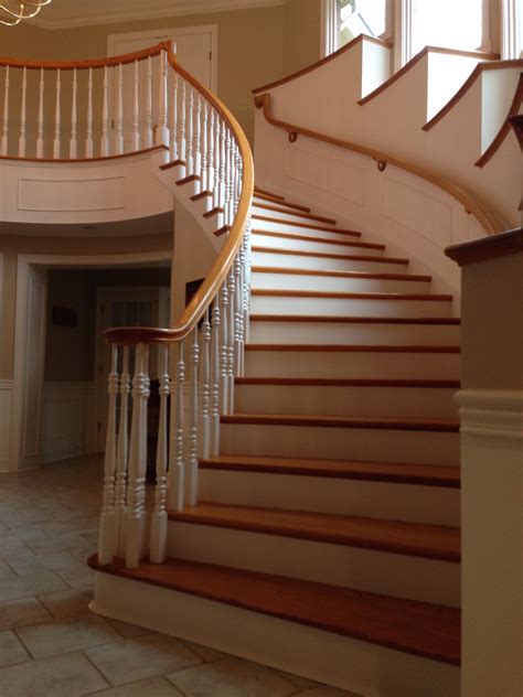 Curved Stair And Handrail System Stair Handrail Stairs Handrail