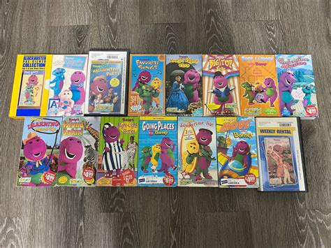 Barney Blockbuster Exclusive Kidmongous VHS Tapes