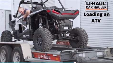 Every box truck for sale is optimally maintained to give you the safest and smoothest ride. Loading an ATV on a U-Haul Car Hauler - YouTube