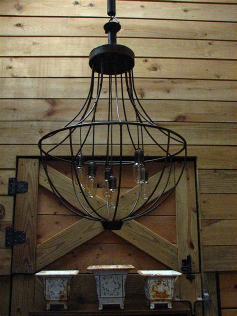 Its lantern style easily blends anywhere from farmhouse, to industrial to contemporary design. Industrial Chandelier / Farmhouse Chandelier / Rustic ...
