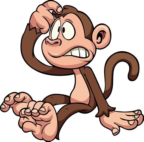 Collabmonkey Confused Cartoon Clipart Full Size Clipart 3743959