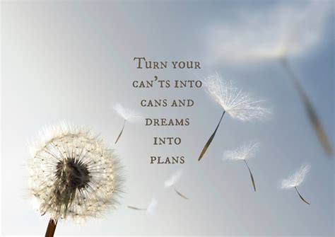 Inspirational Quote: Dreams Into Plans - Lakehouse Recovery Center