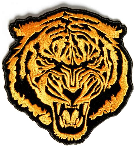 Small Orange Baron Tiger Patch Wild Animal Patches Thecheapplace