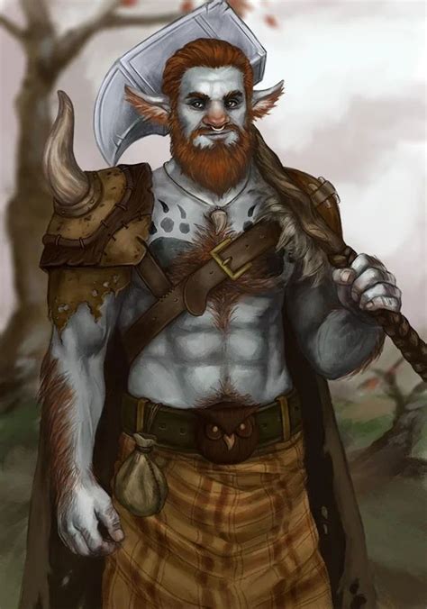 Pin By Shaun Gore On Character And Npc Firbolg Barbarian Dnd