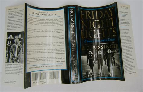 Friday Night Lights By Hg Bissinger Near Fine Hardcover 1990 1st